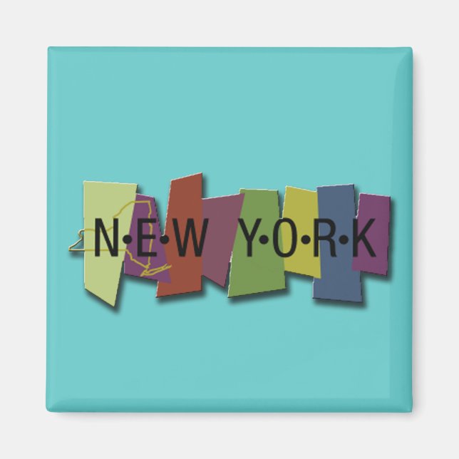 newyork block magnet (Front)