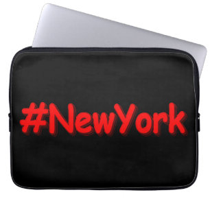 "#NewYork " Cute Design. Buy Now Laptop Sleeve