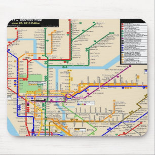 Newyork subway Mousepad