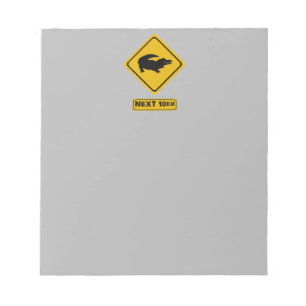 next 10 km crocodiles notepad