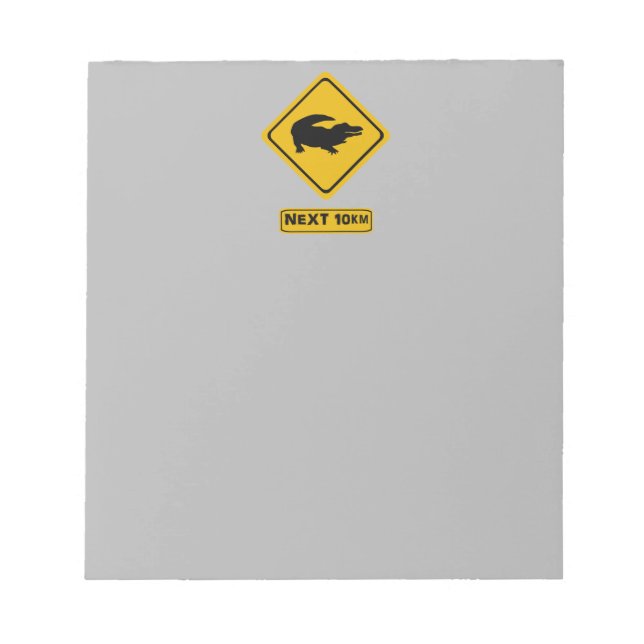 next 10 km crocodiles notepad (Front)