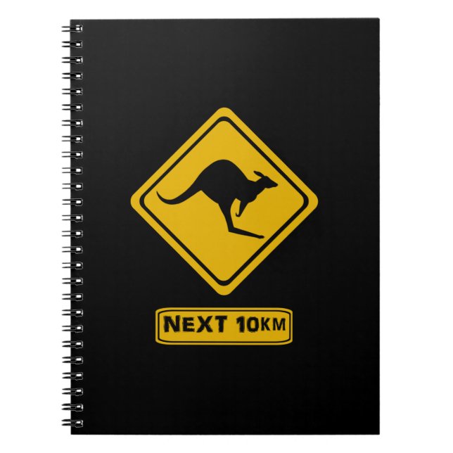 next 10 km kangaroos notebook (Front)