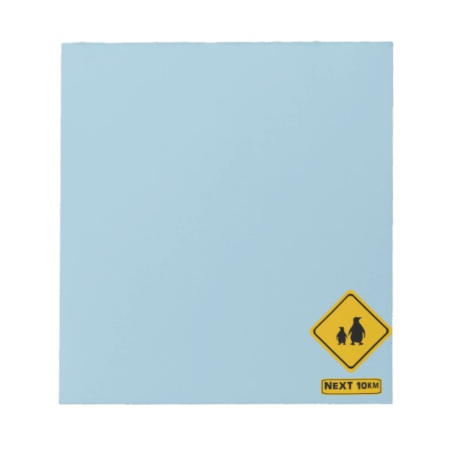 next 10 km penguins notepad (Front)