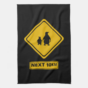 next 10 km penguins tea towel