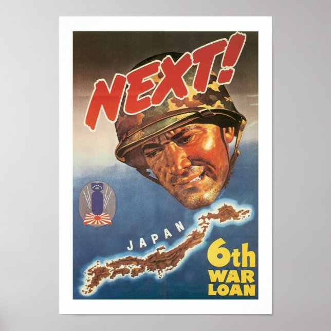 Next! 6th War Loan (white) Poster (Front)