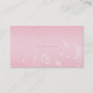 Next Appointment Card Dandelion Pink Therapist