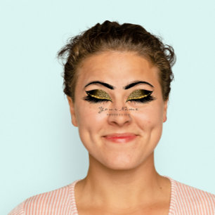 Next Appointment Lash Extention Glitter Beauty Card