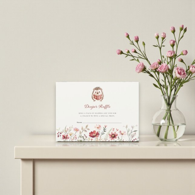 Next chapter Baby Shower Diaper Raffle  Enclosure Card (Creator Uploaded)