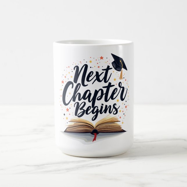 Next Chapter Begins Coffee Mug (Center)