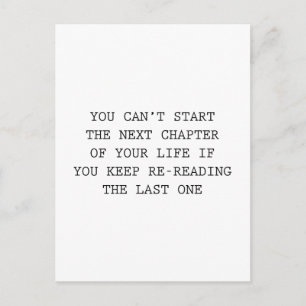 Next Chapter Of Your Life Postcard