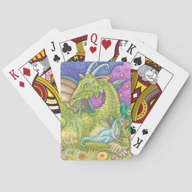 NEXT GENERATION Dragons Deck BICYCLE PLAYING CARDS (Back)