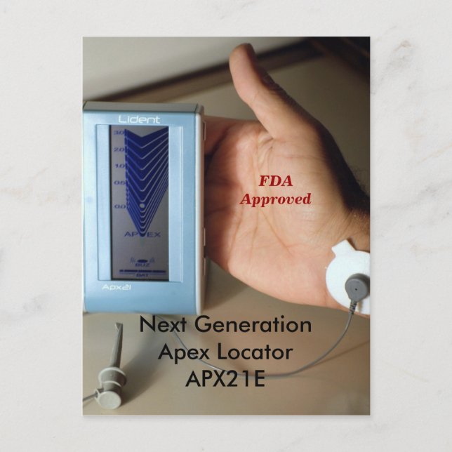Next GenerationApex Locator  APX21E. Here. Now. Postcard (Front)