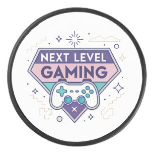 Next Level Gaming Retro Controller Pastel Gamer Tr Hockey Puck
