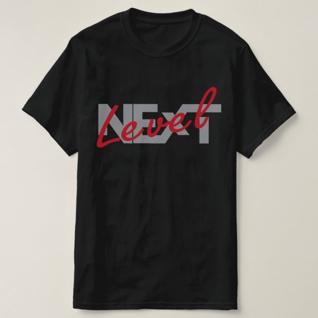 Next Level Lion Menshirt – Motivational T-Shirt (Design Front)