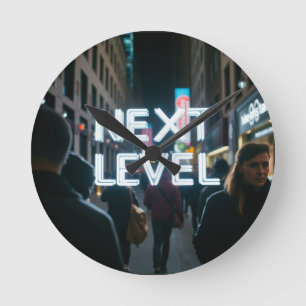 Next Level Round Clock
