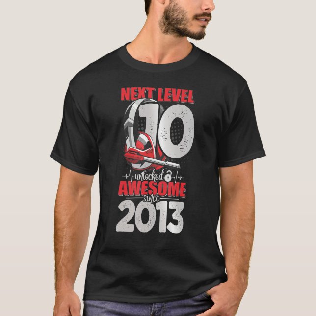 Next Level Unlocked 10 Year Old Boy 2013 Headset G T-Shirt (Front)