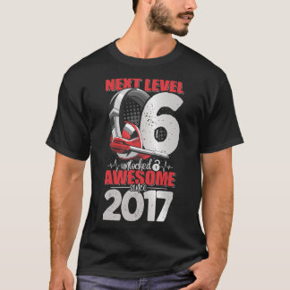 Next Level Unlocked 6 Year Old Boy 2017 Headset T-Shirt
