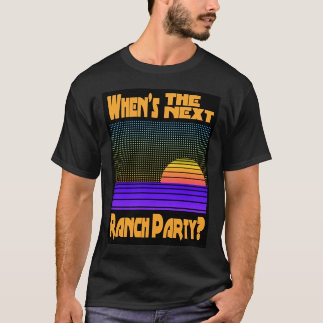 Next Party (limited midnight sunset edition) T-Shirt (Front)