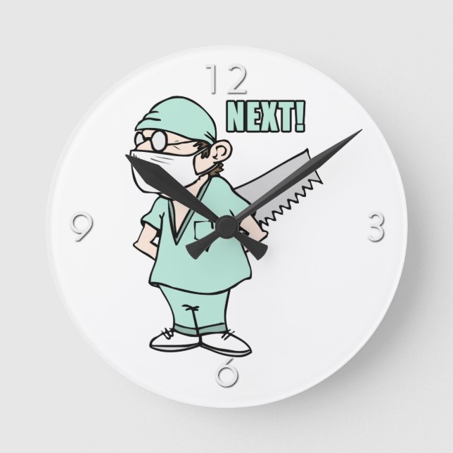 Next! Round Clock (Front)