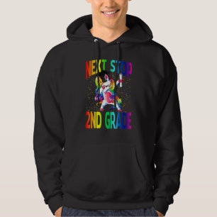 Next Stop 2nd Grade Graduation Unicorn Hoodie