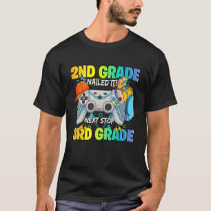 Next stop 3rd grade 2nd grade nailed it Graduate V T-Shirt