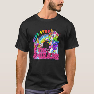 Next stop 5th grade 4th grade Graduation Flossing T-Shirt