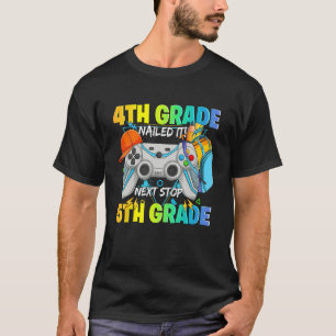 Next stop 5th grade 4th grade nailed it Graduate V T-Shirt