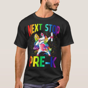 Next Stop Pre-K Graduation Unicorn T-Shirt