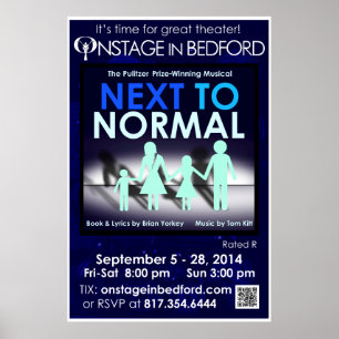 NEXT TO NORMAL Poster