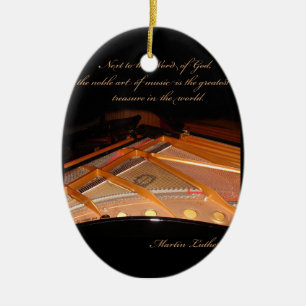 Next to the Word of God Ceramic Ornament