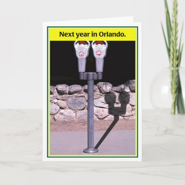 Next Year in Orlando Funny Passover Card (Front)