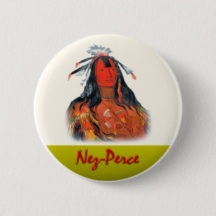 Nez-Perce 6 Cm Round Badge