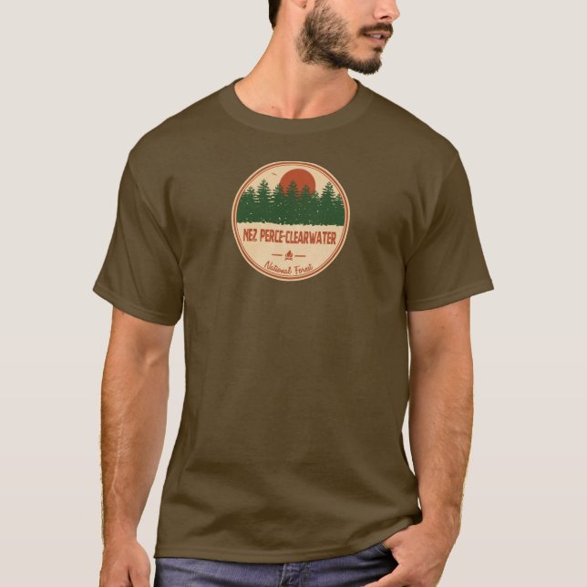 Nez Perce-Clearwater National Forest T-Shirt (Front)