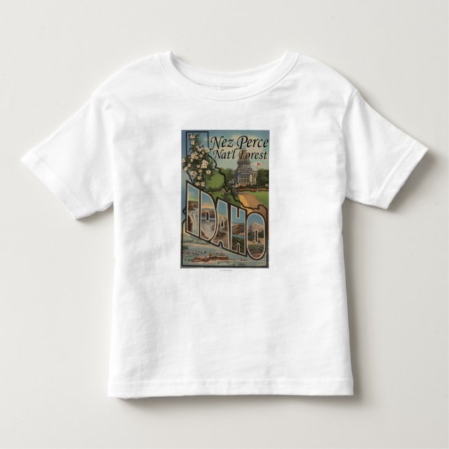 Nez Perce Nat'l Forest, Idaho Toddler T-Shirt (Front)