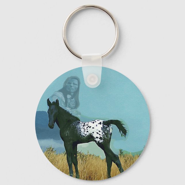 Nez Perce Pony Keychain (Front)