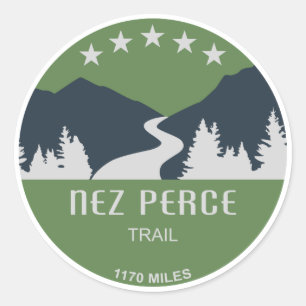 Nez Perce Trail Classic Round Sticker