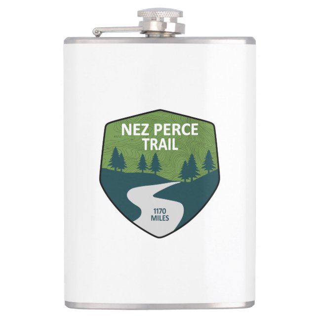 Nez Perce Trail Hip Flask (Front)