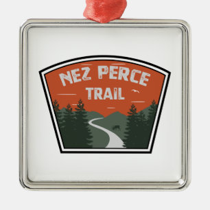 Nez Perce Trail Metal Ornament