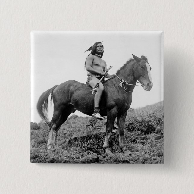 Nez Perce Warrior Button (Front)