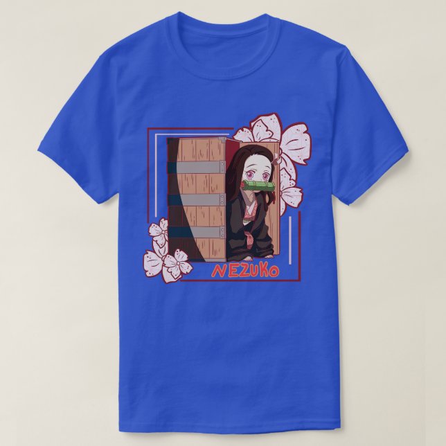 Nezuko in the Box Nezuko Kamado Demon Slayer  Kawa T-Shirt (Design Front)