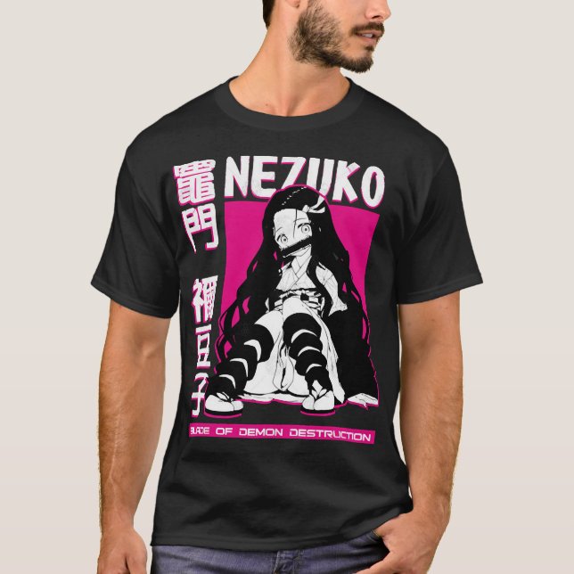 Nezuko Kamado - Demon Slayer Kimetsu no Yaiba T-Sh T-Shirt (Front)