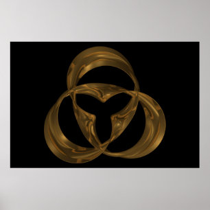 NF3 - Trefoil Knot Poster