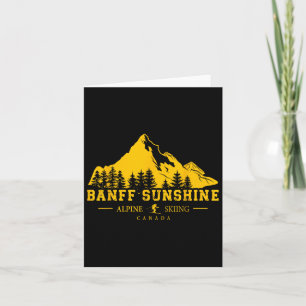 Nff Sunshine Canada Ski Resort Alpine Skiing Card