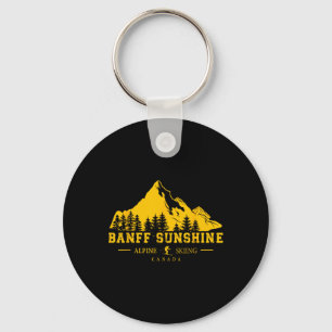 Nff Sunshine Canada Ski Resort Alpine Skiing  Key Ring