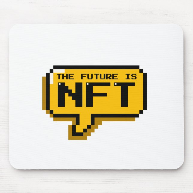 NFT Crypto art Bossica Mouse Pad (Front)