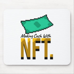 NFT Crypto art Bossica Mouse Pad