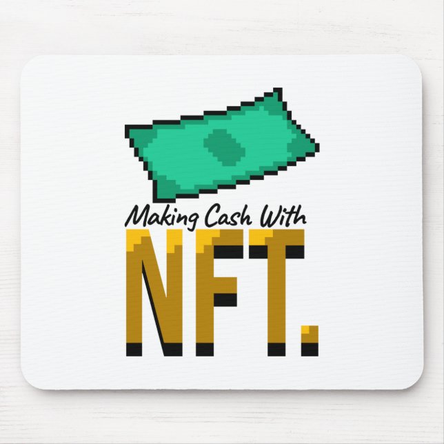 NFT Crypto art Bossica Mouse Pad (Front)