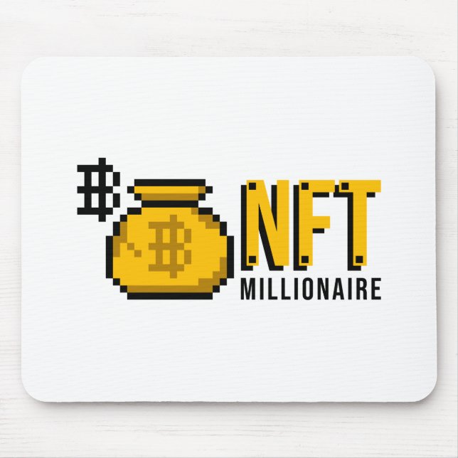  NFT Crypto art Bossica Mouse Pad (Front)