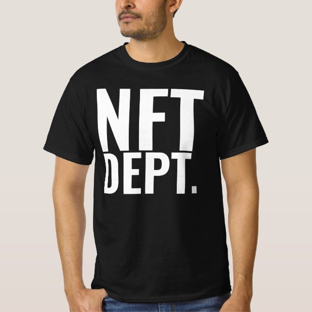 NFT DEPT. BLK T-Shirt (Front)