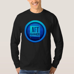 NFT Gamer - Blockchain Gaming & Crypto Design T-Shirt